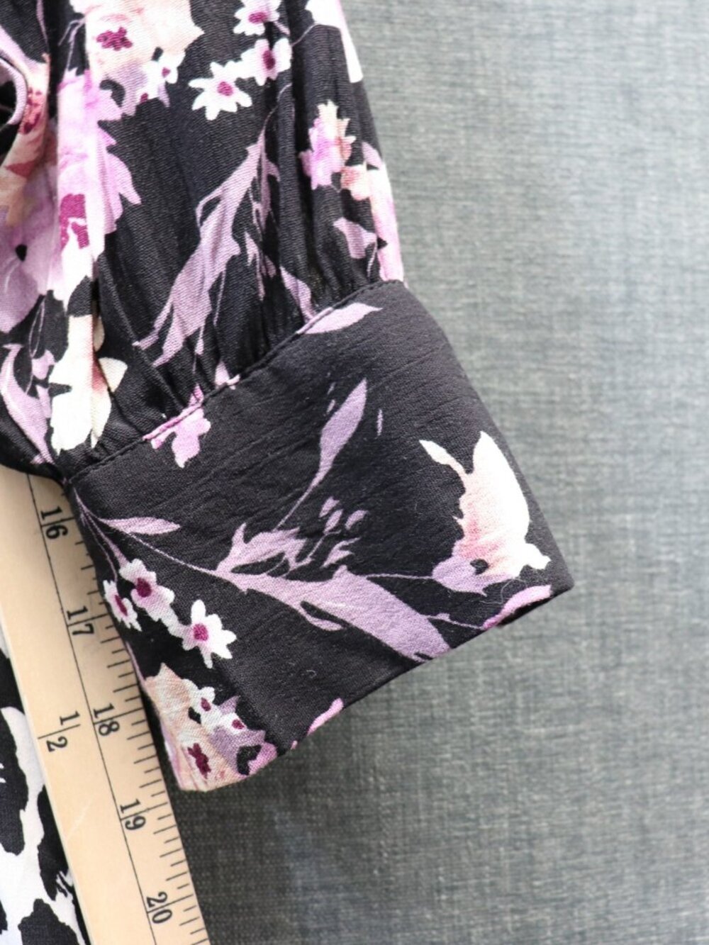 Nasty Gal Print Mix Maxi Dress 8 NWT Leopard Floral Empire Waist Long Sleeve - Picture 11 of 14